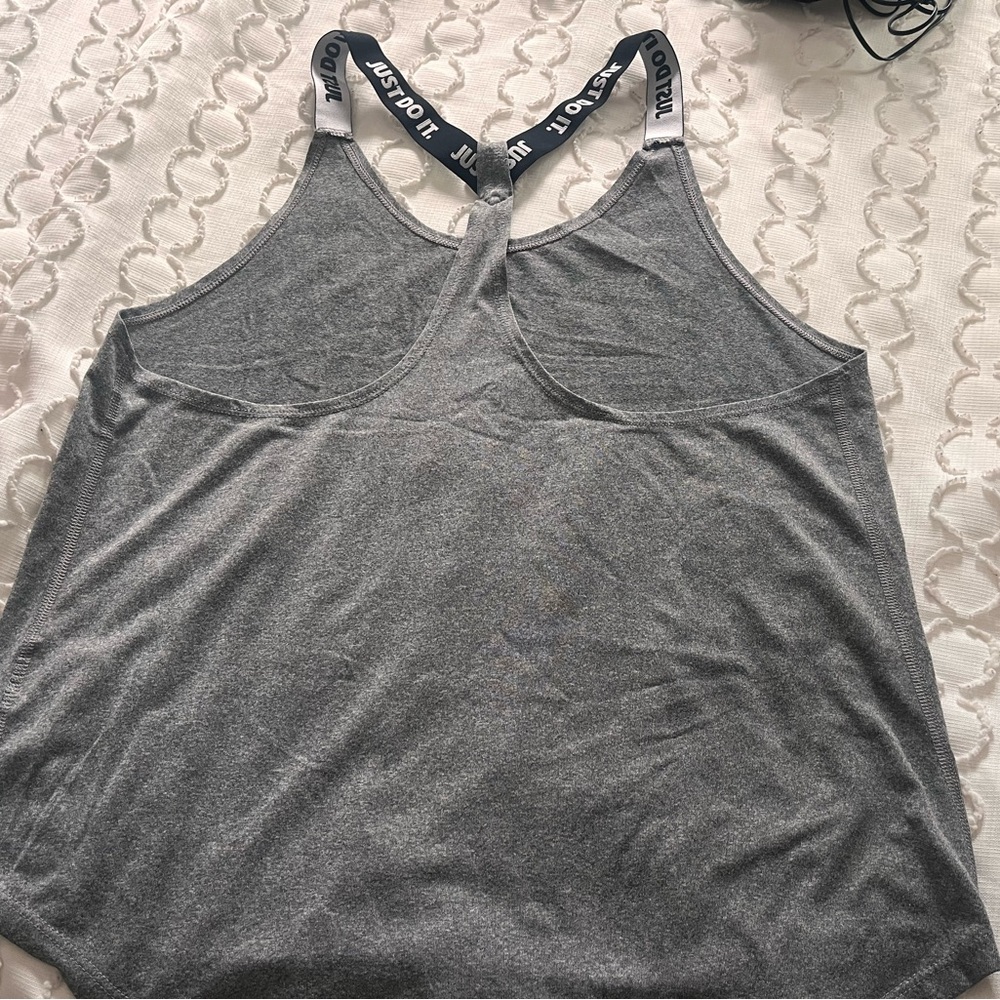 Nike Pro tank.  Size M. Color grey. No smoking home